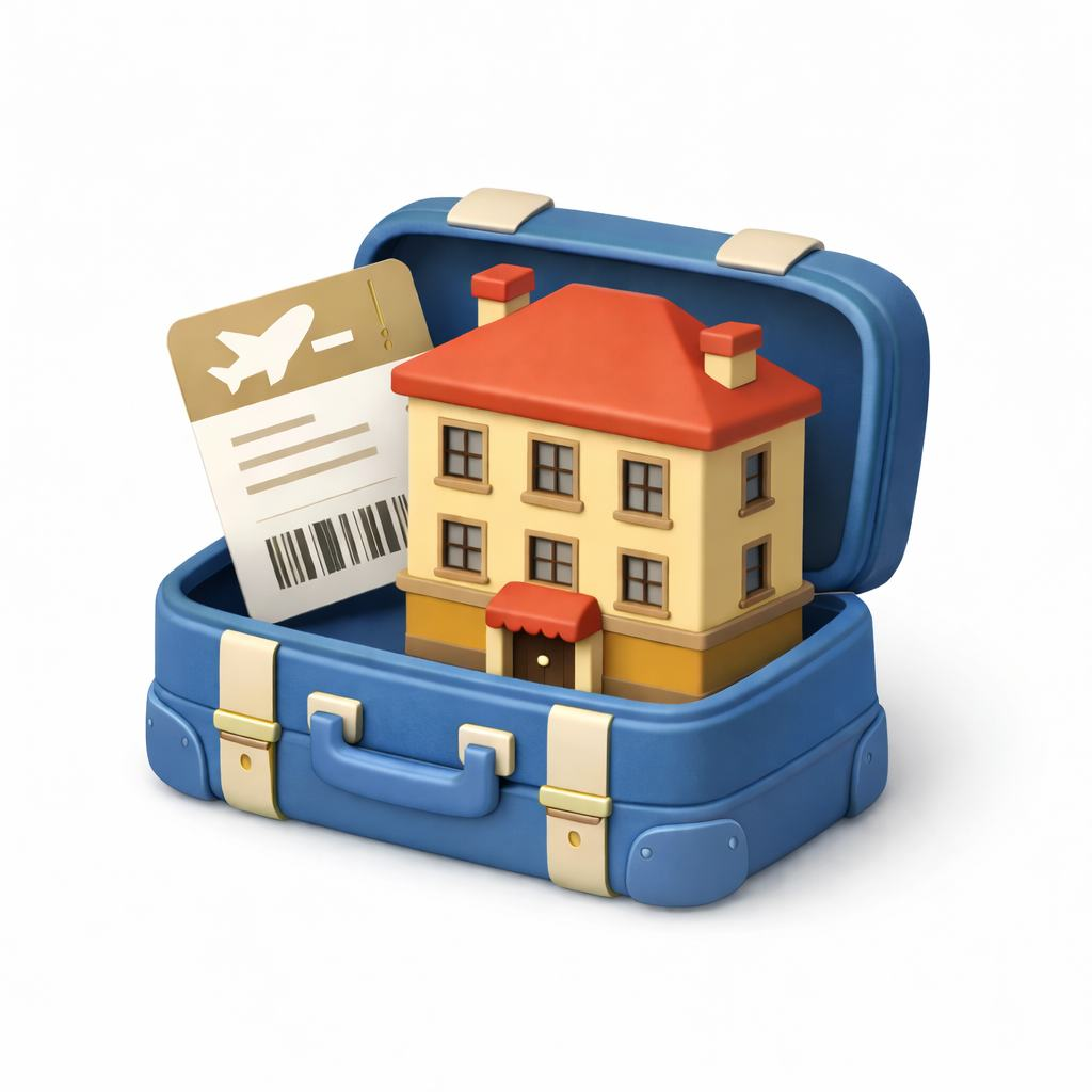 Travel booking illustration